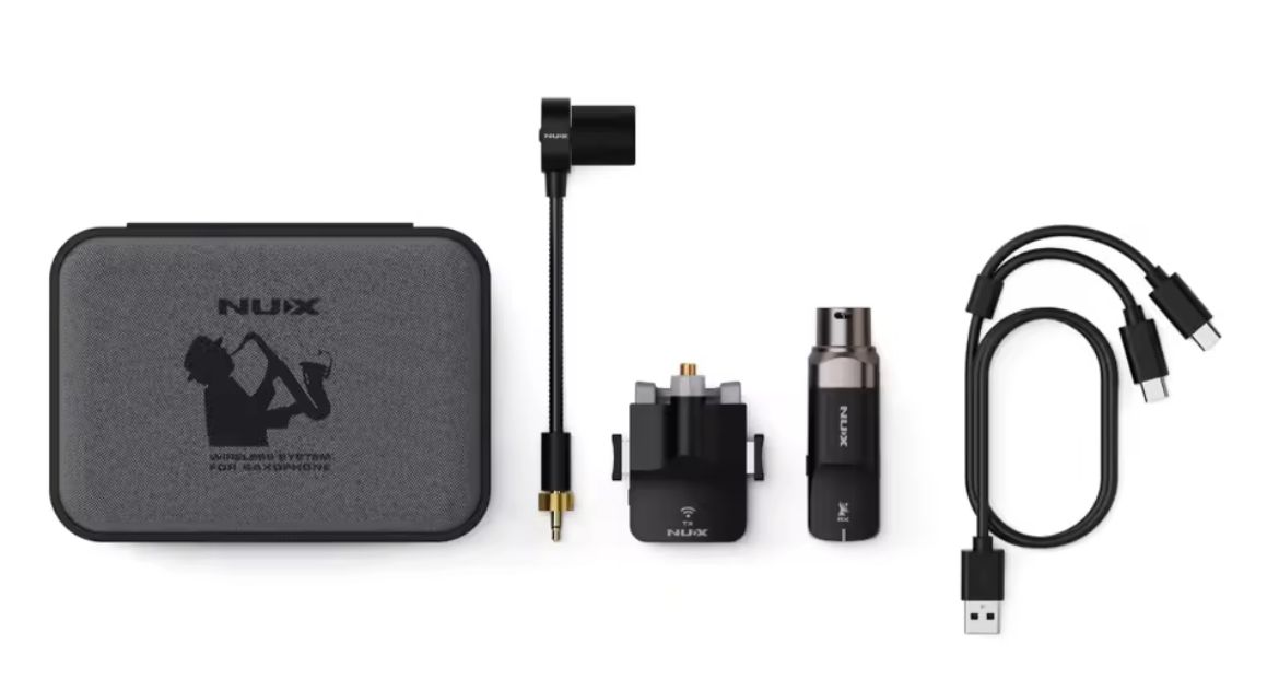 🎷 מיקרופון אלחוטי מקצועי לסקסופון