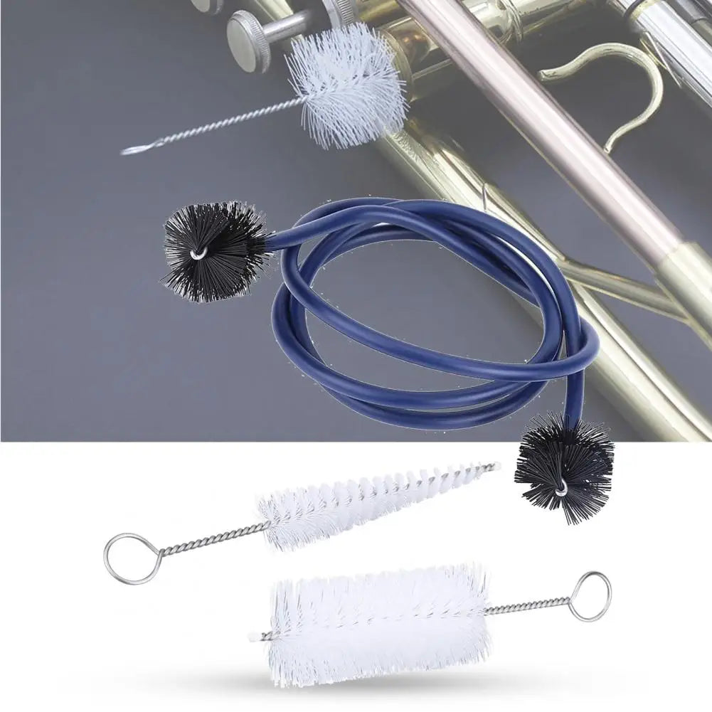 Metal Trumpet Cleaning Combo Accessory Grasp Comfortably Practical Trumpet Cornet Maintenance Cleaning Kit אזמרה