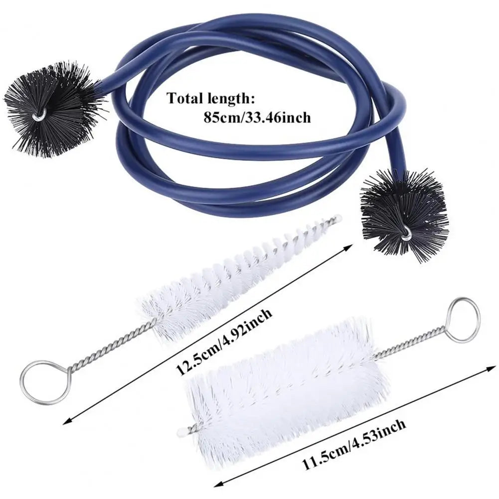 Metal Trumpet Cleaning Combo Accessory Grasp Comfortably Practical Trumpet Cornet Maintenance Cleaning Kit אזמרה