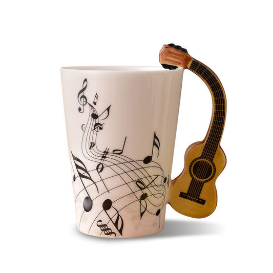 מתנה מדליקה לחובבי מוזיקה כוסות ידית אחיזה במבחר צורות של כלי נגינה azamra